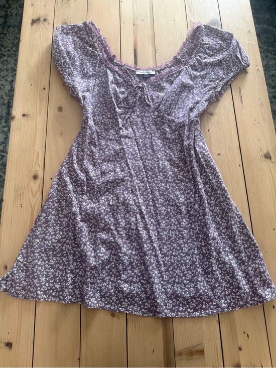 American Eagle Outfitters Dresses & Skirts - American Eagle Purple Floral Short Sleeve Dress Size S NWT